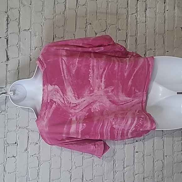 Tie Dye Oversized Crop Top - Picture 6 of 7